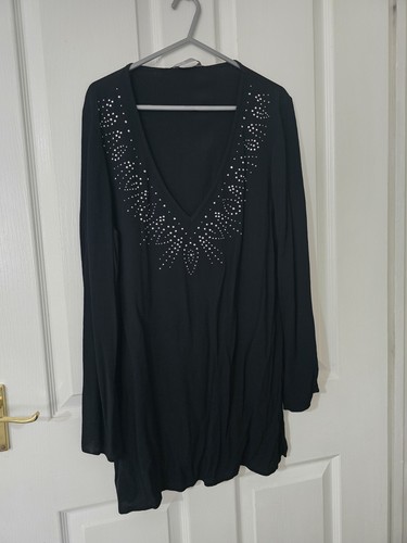 Tunic top 18 black - tunic,