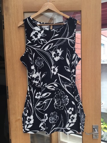 Navy blue plisse light - m&s,